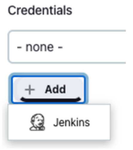 add jenkins in Credentials